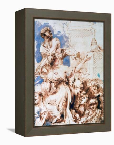 Pyrrha, C1635-1670-Giovanni Benedetto Castiglione-Framed Premier Image Canvas