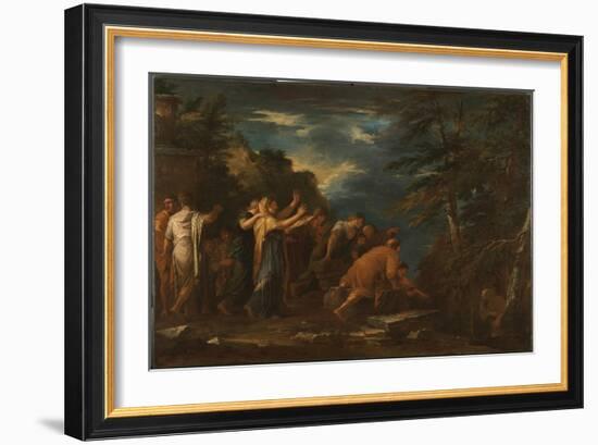 Pythagoras Emerging from the Underworld-Salvatore Rosa-Framed Giclee Print