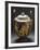 Pyx Representing Eros in Mirror, Red-Figure Pottery from Workshop of Taranto, Apulia, Italy BC-null-Framed Giclee Print