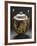 Pyx Representing Eros in Mirror, Red-Figure Pottery from Workshop of Taranto, Apulia, Italy BC-null-Framed Giclee Print