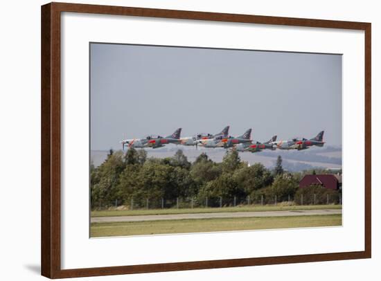 Pzl-130 Orlik Trainers of the Polish Air Force-Stocktrek Images-Framed Photographic Print