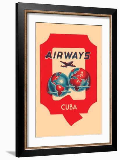 Q Airways Cuba-null-Framed Art Print