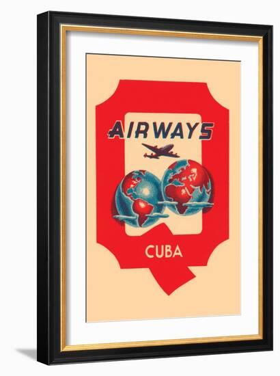 Q Airways Cuba-null-Framed Art Print