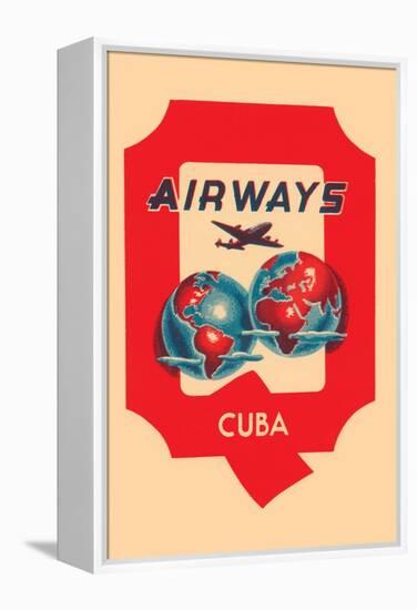 Q Airways Cuba-null-Framed Stretched Canvas