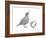 Q is for Quail-Stacy Hsu-Framed Art Print