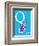 Q is for Queen (blue)-Theodor (Dr. Seuss) Geisel-Framed Art Print