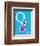 Q is for Queen (blue)-Theodor (Dr. Seuss) Geisel-Framed Art Print