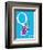 Q is for Queen (blue)-Theodor (Dr. Seuss) Geisel-Framed Art Print