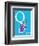 Q is for Queen (blue)-Theodor (Dr. Seuss) Geisel-Framed Art Print