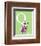 Q is for Queen (green)-Theodor (Dr. Seuss) Geisel-Framed Art Print