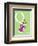 Q is for Queen (green)-Theodor (Dr. Seuss) Geisel-Framed Art Print