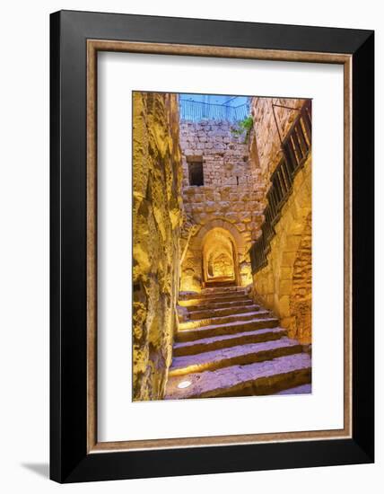 Qalat ar-Rabid Ancient Arabic Fortress Castle, Ajlun, Jordan.-William Perry-Framed Photographic Print