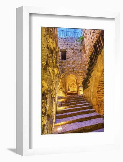 Qalat ar-Rabid Ancient Arabic Fortress Castle, Ajlun, Jordan.-William Perry-Framed Photographic Print