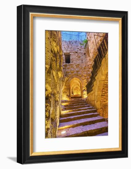 Qalat ar-Rabid Ancient Arabic Fortress Castle, Ajlun, Jordan.-William Perry-Framed Photographic Print