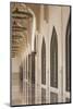 Qatar, Doha, Abdul Wahhab Mosque, the State Mosque of Qatar, Courtyard Walkway-Walter Bibikow-Mounted Photographic Print