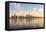 Qatar, Doha. Cityscape at Sunrise from the Corniche-Matteo Colombo-Framed Premier Image Canvas