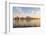 Qatar, Doha. Cityscape at Sunrise from the Corniche-Matteo Colombo-Framed Photographic Print