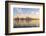 Qatar, Doha. Cityscape at Sunrise from the Corniche-Matteo Colombo-Framed Photographic Print