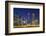 Qatar, Doha, Doha Bay, West Bay Skyscrapers, Dusk-Walter Bibikow-Framed Photographic Print