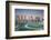 Qatar, Doha, Doha Bay, West Bay Skyscrapers, Elevated View, Dawn-Walter Bibikow-Framed Photographic Print