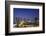 Qatar, Doha, Doha Bay, West Bay Skyscrapers, Elevated View, Dusk-Walter Bibikow-Framed Photographic Print