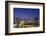 Qatar, Doha, Doha Bay, West Bay Skyscrapers, Elevated View, Dusk-Walter Bibikow-Framed Photographic Print