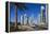 Qatar, Doha, Doha Bay, West Bay Skyscrapers, Morning-Walter Bibikow-Framed Premier Image Canvas