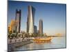 Qatar, Doha, Left to Right Palm Tower, Al Bidda Tower and Burj Qatar-Alan Copson-Mounted Photographic Print