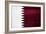 Qatar Flag Design with Wood Patterning - Flags of the World Series-Philippe Hugonnard-Framed Art Print