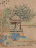 Wang Xizhi watching geese, Handscroll. c.1295-Qian Xuan-Framed Giclee Print