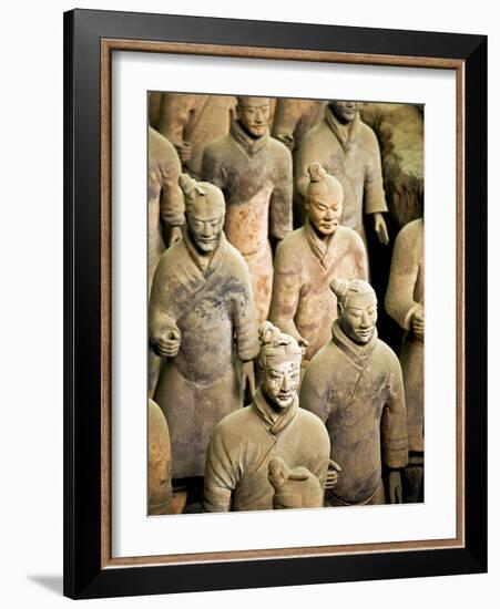 Qin Shi Huang Di Mausoleum with Terracotta Warriors, Xi'An, China-Miva Stock-Framed Photographic Print