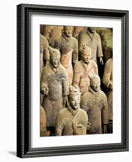 Qin Shi Huang Di Mausoleum with Terracotta Warriors, Xi'An, China-Miva Stock-Framed Photographic Print