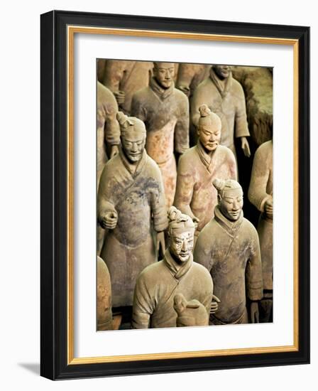 Qin Shi Huang Di Mausoleum with Terracotta Warriors, Xi'An, China-Miva Stock-Framed Photographic Print