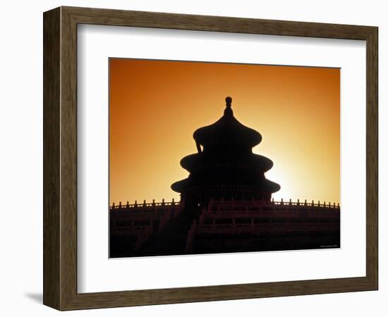 Qinan Hall,Temple of Heaven, Beijing, China-James Montgomery Flagg-Framed Photographic Print
