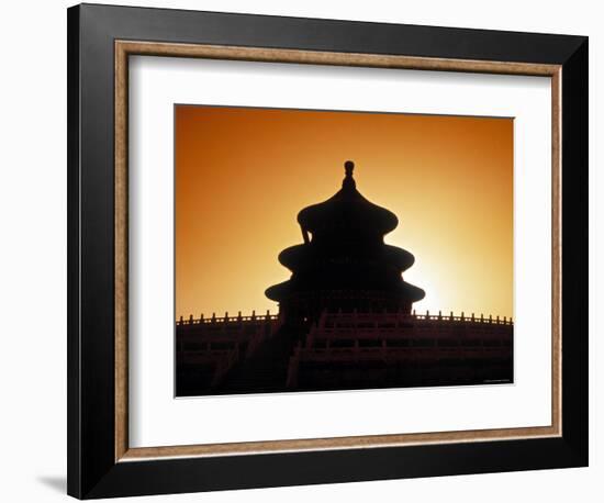 Qinan Hall,Temple of Heaven, Beijing, China-James Montgomery Flagg-Framed Photographic Print