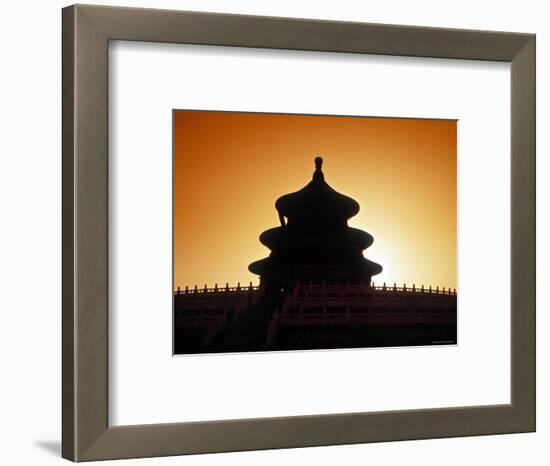 Qinan Hall,Temple of Heaven, Beijing, China-James Montgomery Flagg-Framed Photographic Print