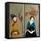 Qing Dynasty women with flowers and Koren women with Basket-Susan Adams-Framed Premier Image Canvas