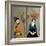 Qing Dynasty women with flowers and Koren women with Basket-Susan Adams-Framed Giclee Print