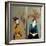 Qing Dynasty women with flowers and Koren women with Basket-Susan Adams-Framed Giclee Print