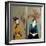 Qing Dynasty women with flowers and Koren women with Basket-Susan Adams-Framed Giclee Print