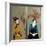 Qing Dynasty women with flowers and Koren women with Basket-Susan Adams-Framed Giclee Print