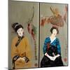 Qing Dynasty women with flowers and Koren women with Basket-Susan Adams-Mounted Giclee Print