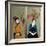 Qing Dynasty women with flowers and Koren women with Basket-Susan Adams-Framed Giclee Print