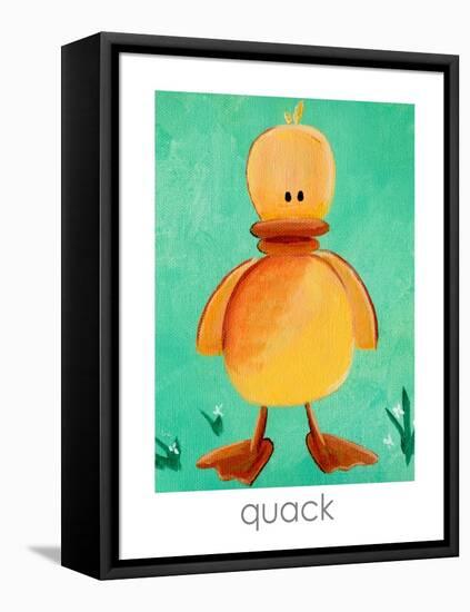 Quack-Cindy Thornton-Framed Stretched Canvas