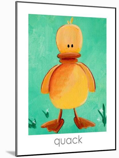 Quack-Cindy Thornton-Mounted Art Print