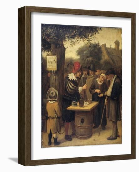 Quack-Jan Havicksz Steen-Framed Art Print