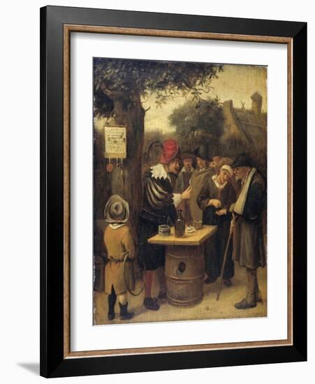 Quack-Jan Havicksz Steen-Framed Art Print