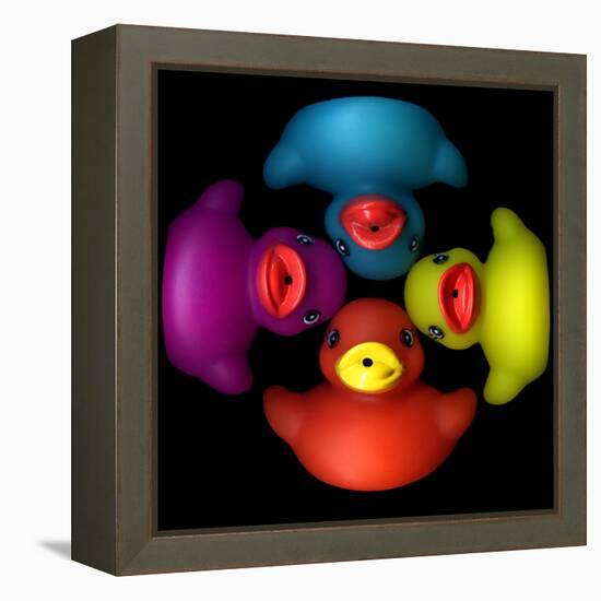 Quackers 2-Magda Indigo-Framed Premier Image Canvas