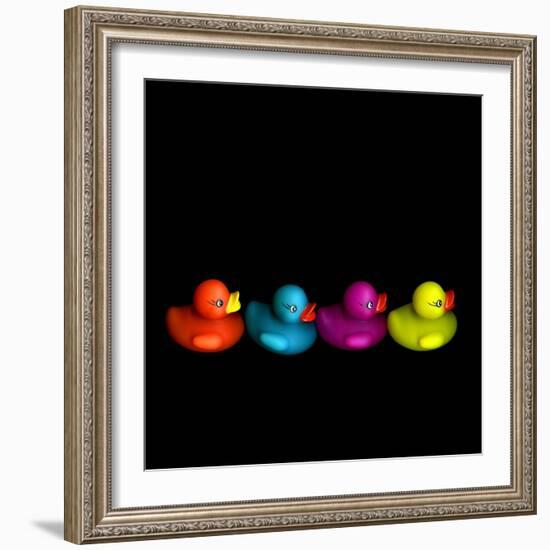 Quackers-Magda Indigo-Framed Photographic Print