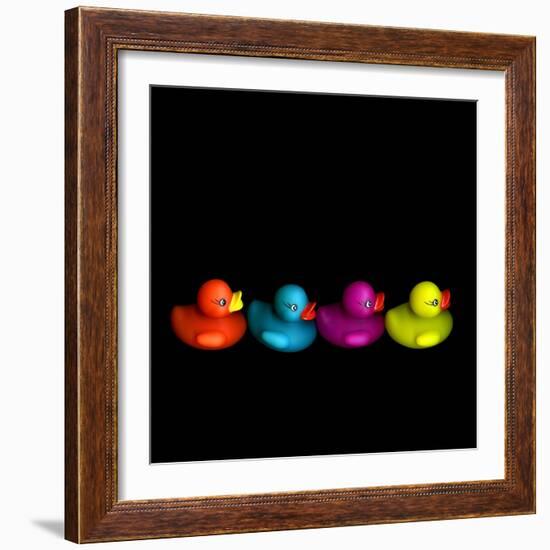 Quackers-Magda Indigo-Framed Photographic Print